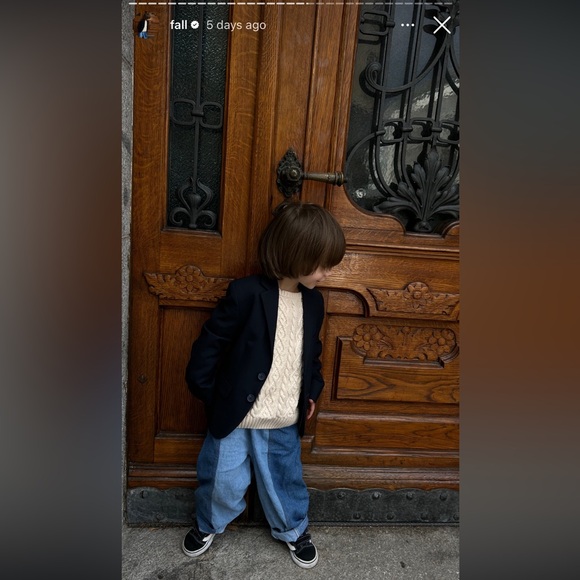 Janie and Jack navy wool blazer toddler NWOT lined 18-24m - Picture 1 of 2